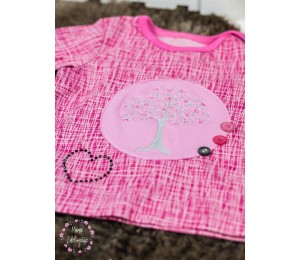 Stickdatei - Baum Herzchen Lebensbaum